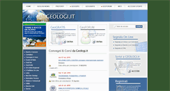 Desktop Screenshot of new.geologi.it