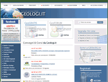 Tablet Screenshot of new.geologi.it